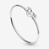 Pan Family Silver Plated Love Bracelet Classic Heart shaped Mother's Day Gift Bracelet Summer Luxury Women's Wings Trendy Men