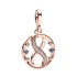 Panjia White Copper Silver Plated Gold Plated Magic Eye ME Series 3D Love Pendant Heart Pendant DIY Accessory Creativity