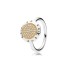 Pan Light Luxury High end Ring Female Cute Bow White Copper Electroplating Inlaid Sapphire Handpiece Open Ring Crystal