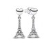 Pan Family White Copper Earrings Cross border Pearl Earrings Simple Tassel High End Pearl Earrings Heart shaped Iron Earrings Pendants