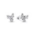 Pan family white copper daisy drop glue earrings silver plated gold divided heart personality bell intercolor star earrings earrings