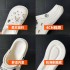 Thick soled perforated shoes for women in summer, fashionable and versatile, Instagram style outdoor wear, Baotou crystal bear beach sandals, summer