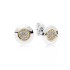 Pan Duo La Color Separation Micro Label Gold Plated Pan Family Earrings Star Fashion Color Zirconium Versatile Round Diamond Earrings Wholesale