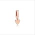 Pan's watch chain plated with rose gold gold Reflexions series silicone fixed clip beads DIY accessories