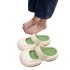 Baotou slippers summer women's ins hole shoes Mary Zhen outdoor wear beach anti slip EVA stepping poop feeling cool slippers