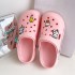 New Summer Cave Shoes Sandals for Girls Wearing for Couples, Anti slip and Odor proof Thick Bottom with EVA Toe Cover, Stepping on Shit Feel Slippers