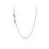 Pan family necklace, simple basic chain, electroplated collarbone chain, fashionable pendant, 520 accessories, extended chain, O-shaped chain, feminine temperament