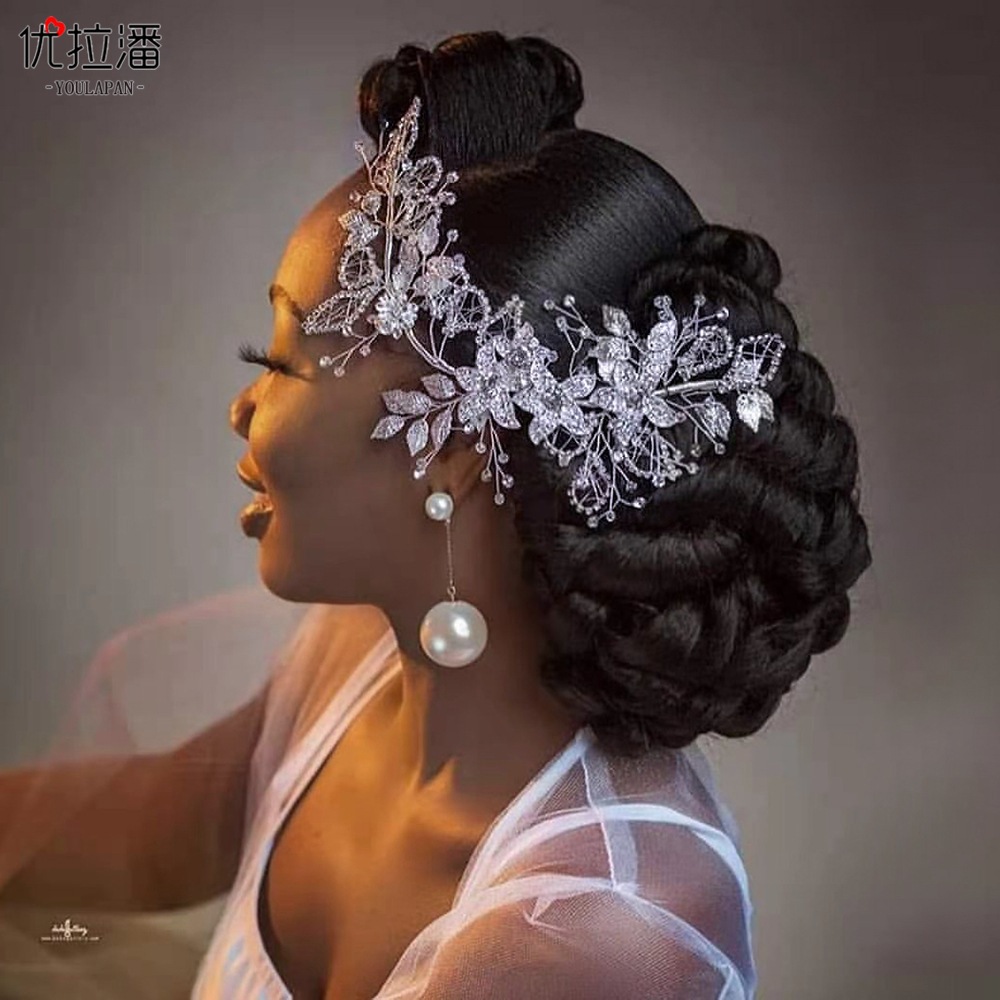 Yulapan HP282 Foreign Trade European and American Bridal Headwear Gold Hair Hoops Makeup Artist Hairstyling Accessories Hair Accessories