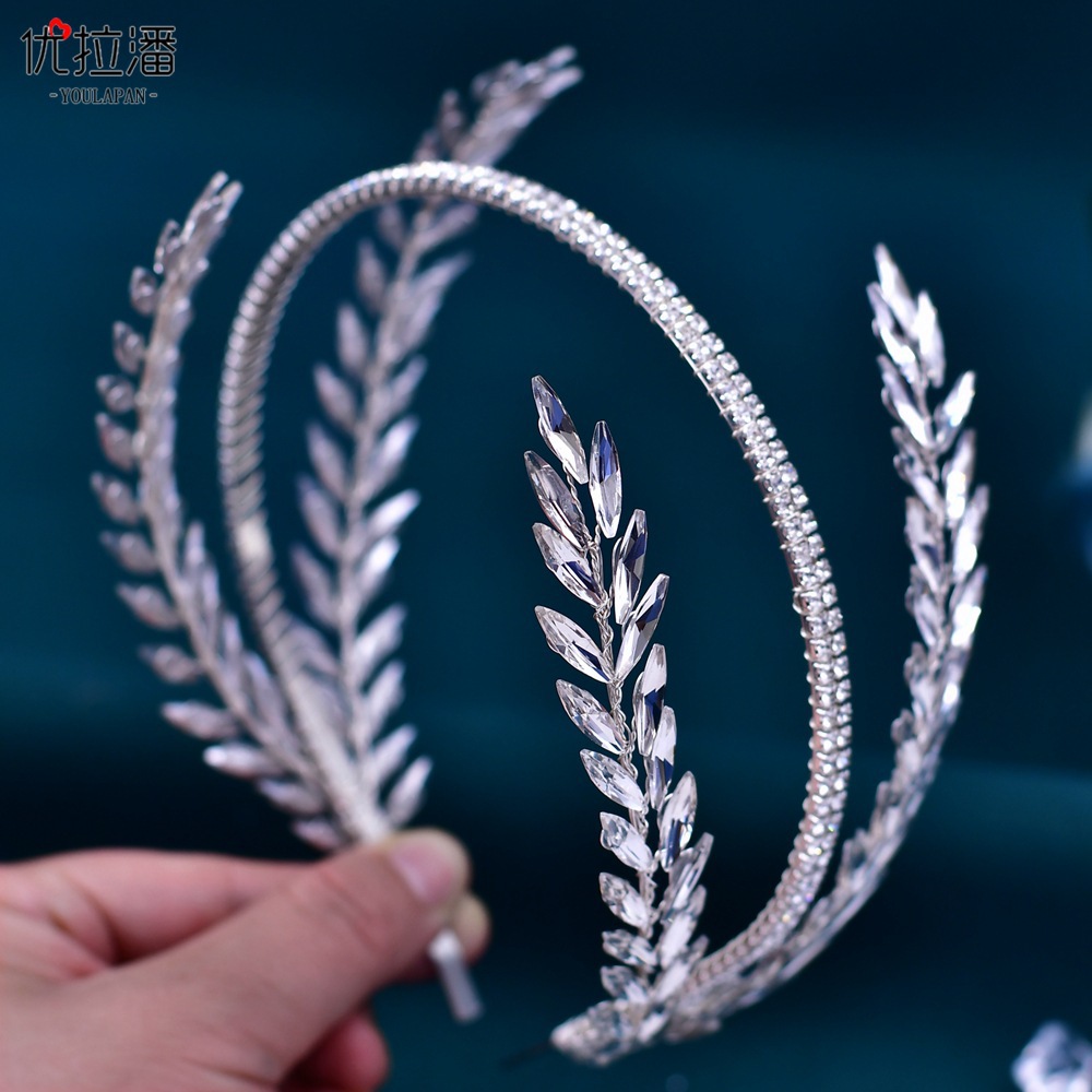 HP528 Foreign Trade Wedding Dress Accessories Sparkling Bridal Headwear Stage Performance Styling Water Diamond Headband