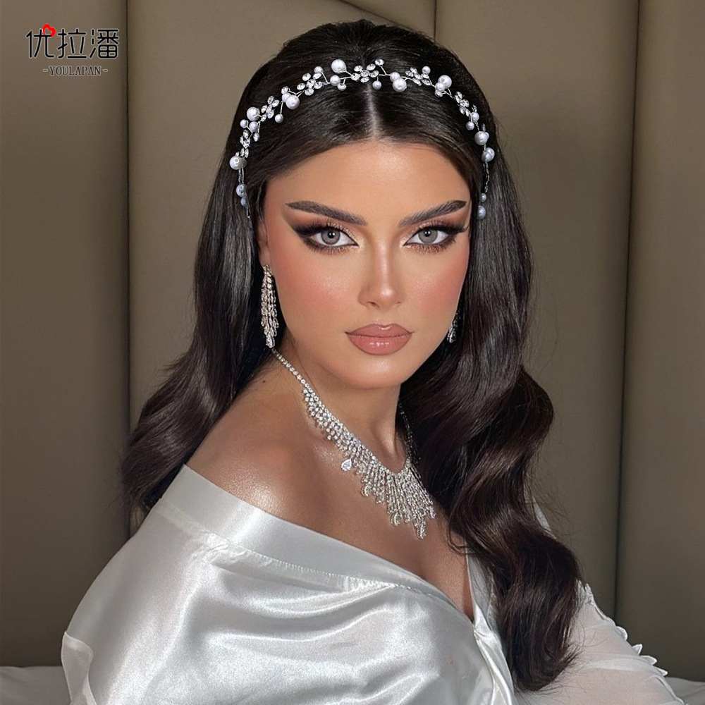 HP730 European and American Fashion Personalized Design Wedding Headwear Hairbands Retro Wedding Dress Accessories Hair Accessories