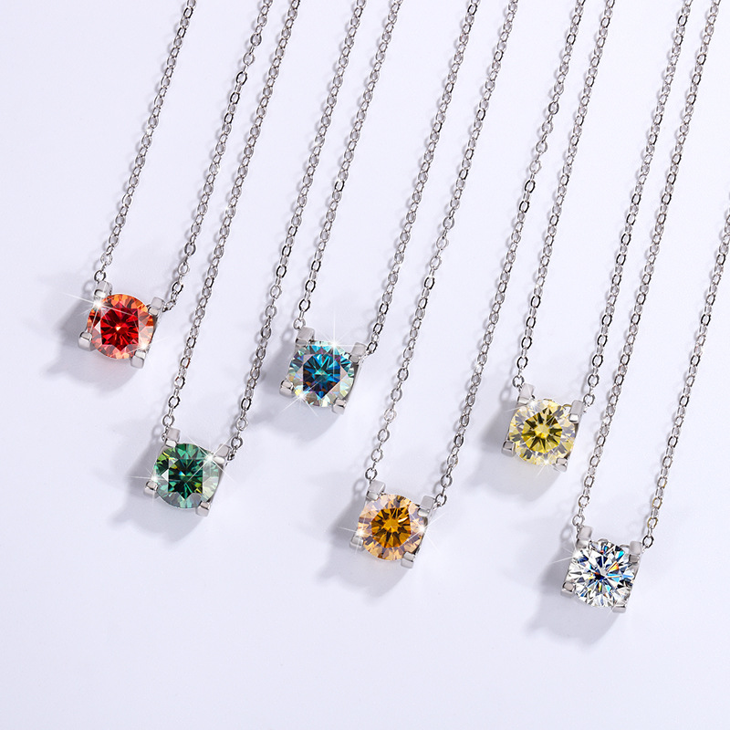 S925 Silver Pendant Classic Bull Head Necklace Exquisite Quality Moissanite Simulated Diamond Manufacturer Direct Sales One Piece dropshipping
