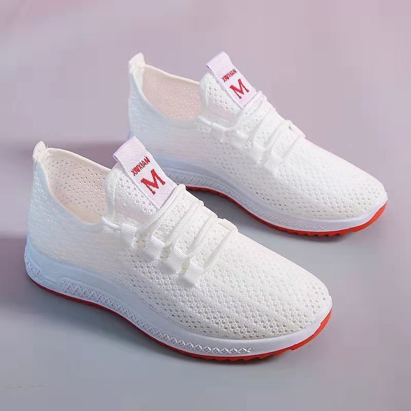 Summer white shoes, women's mesh sports shoes, women's shoes, nurse's shoes, women's shoes, home furnishings, summer mesh shoes, women's mesh shoes, breathable air