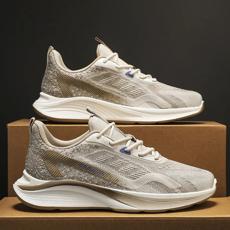 Cross border new summer breathable mesh casual men's shoes soft soled running shoes men's versatile men's sports shoes wholesale