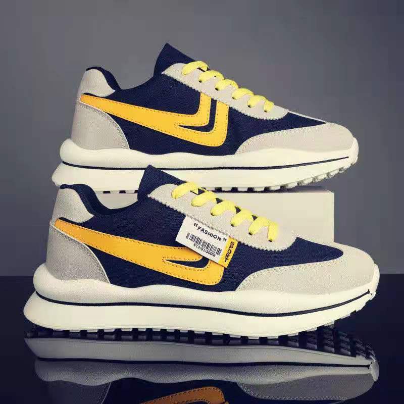 Cross border 2024 summer men's shoes, foreign trade casual shoes, shoes men, one foot kick, fly woven breathable men's sports shoes