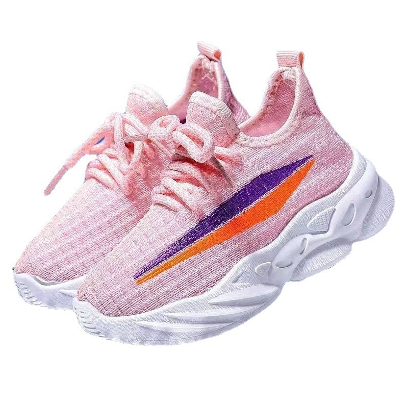 2024 new children's shoes, boys' breathable mesh shoes, spring and autumn styles, children's coconut shoes, children's and girls' sports shoes