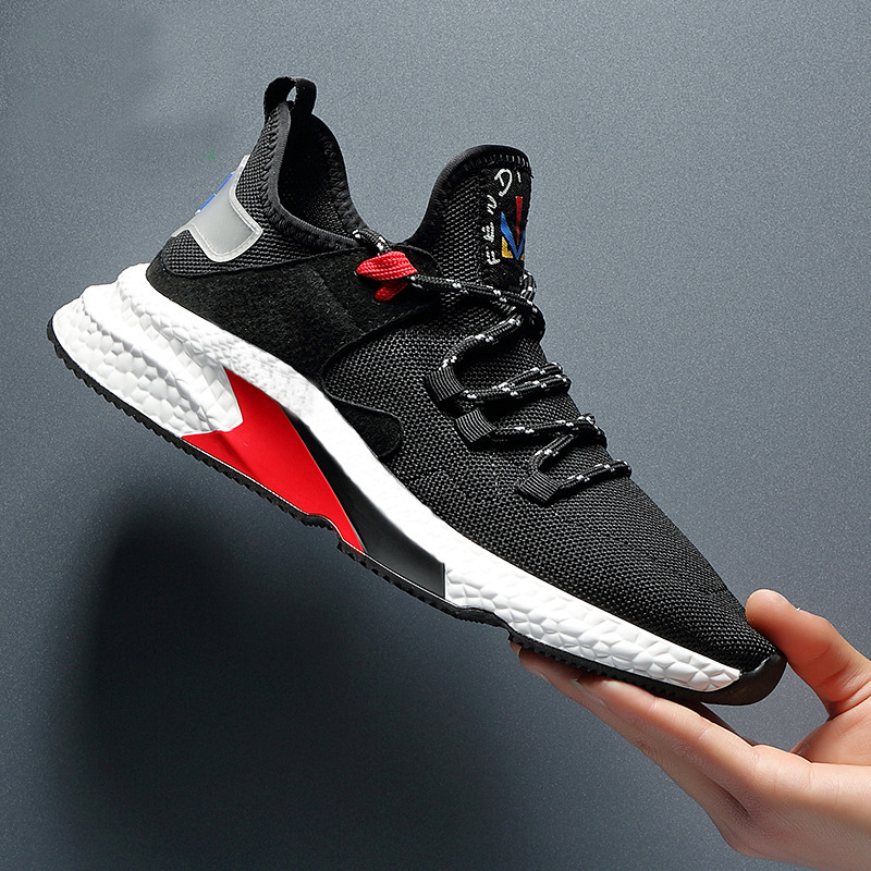 2024 Summer New Flyknit Men's Shoes Student Casual Shoes Cross border Foreign Trade Trendy Shoes Sneakers Men's Sports Shoes