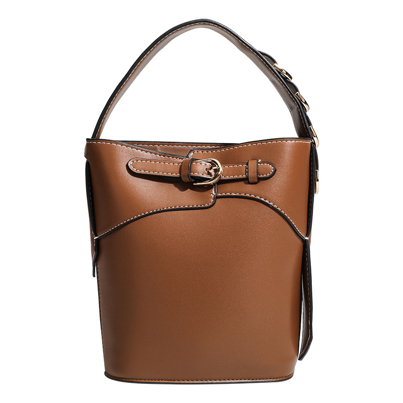 Z Home Cross border Handheld Bucket Bag 2025 New Fashionable Commuter Single Shoulder Crossbody Bag Texture Women's Bag One Piece dropshipping