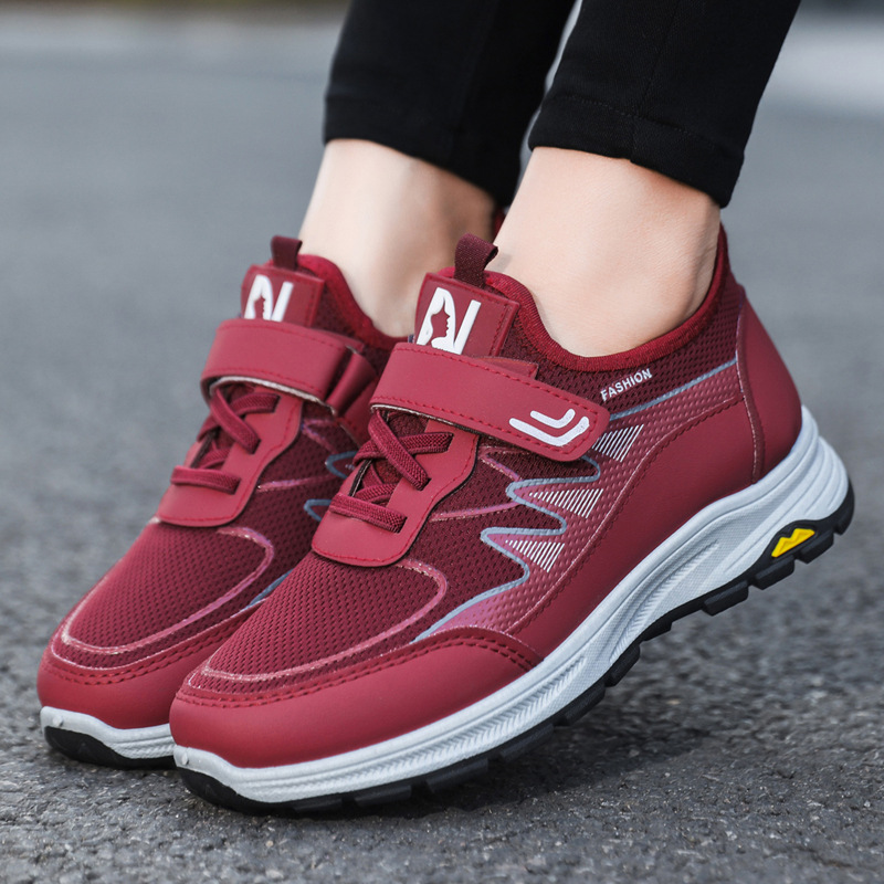 Live streaming new nuclear magnetic vibration walking shoes, unisex casual sports shoes, mesh breathable running shoes, fitness walking shoes