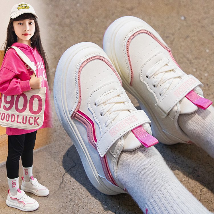 Children's shoes, white shoes, spring and autumn new styles, girls' shoes, versatile styles, girls' baby sports shoes for elementary school students