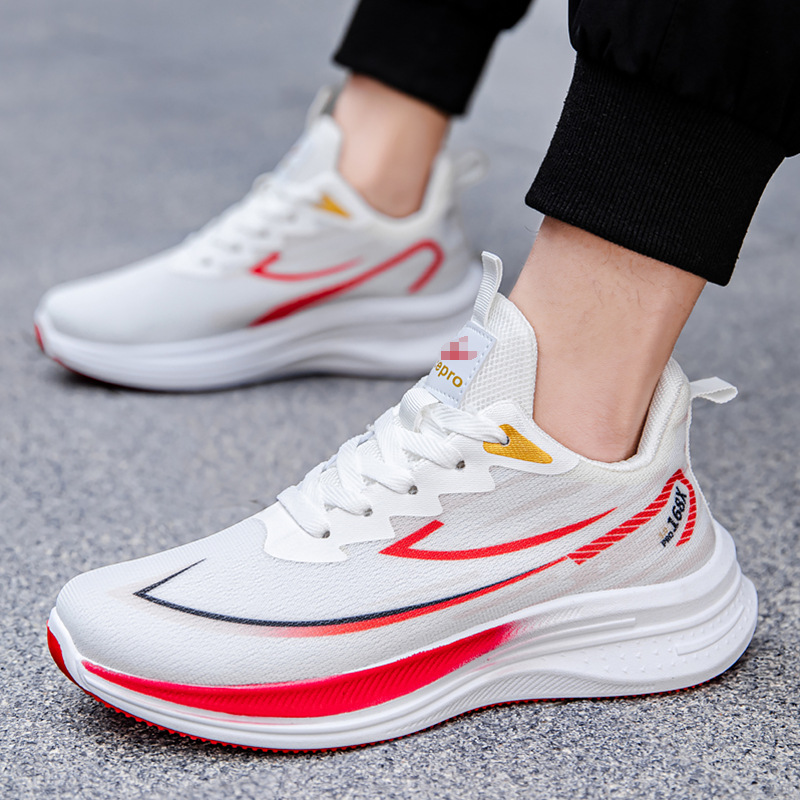 Manufacturer direct sales cross-border spring and summer new breathable men's shoes fashion trend soft sole casual sports running shoes wholesale