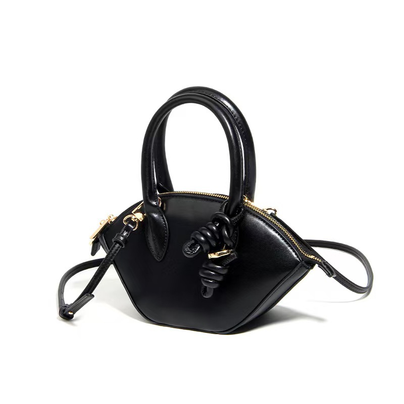 Cross border women's bag 2025 new fashionable high-end hand-held pendant mini city bag shell bag shoulder crossbody bag
