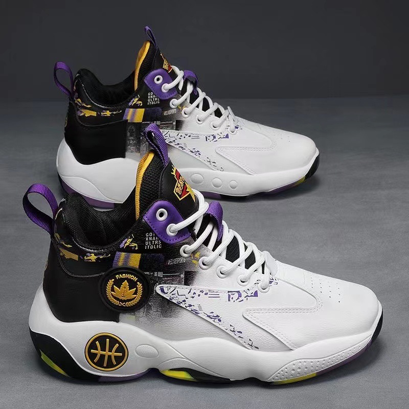 Men's high top men's basketball shoes new autumn and winter sports shoes wholesale men's running teenagers cross-border outdoor