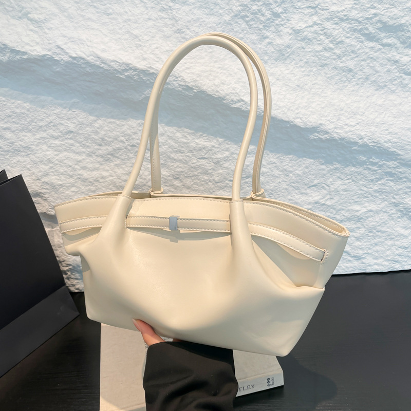 Small niche design women's bag large capacity portable shoulder bag 2025 new high-end fashion versatile commuting tote bag