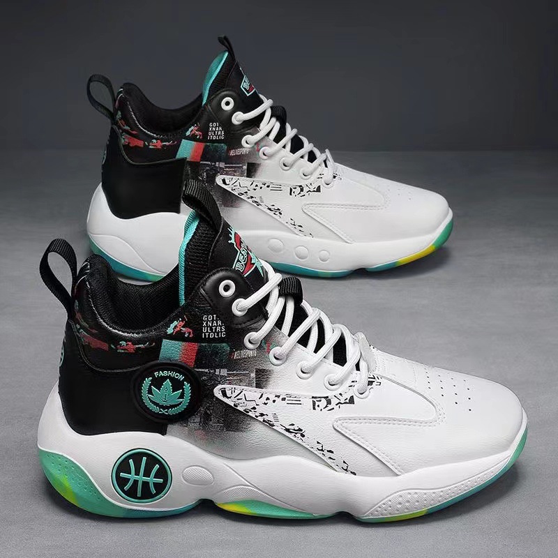 Men's high top men's basketball shoes new autumn and winter sports shoes wholesale men's running teenagers cross-border outdoor