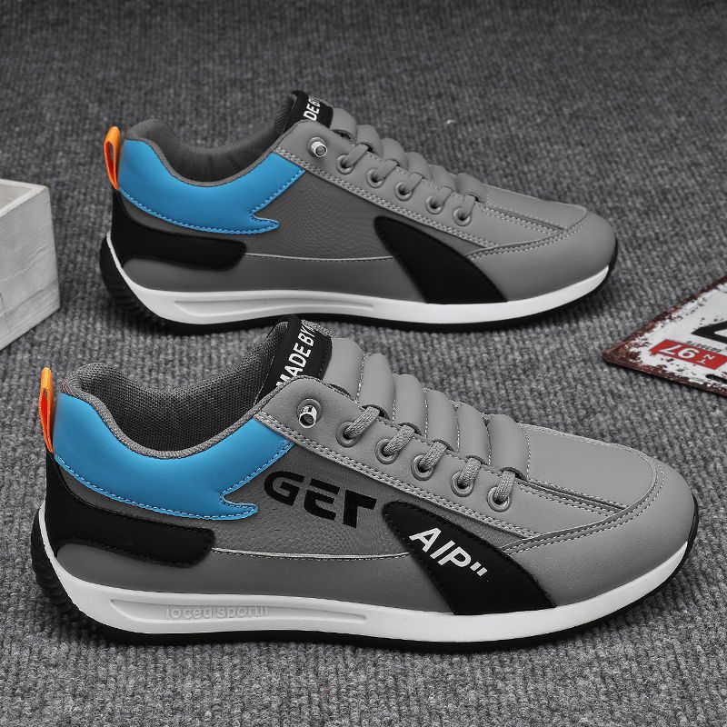 Cross border men's shoes 2025 new spring style lazy one foot running sports shoes men's casual Forrest Gump dad trendy shoes