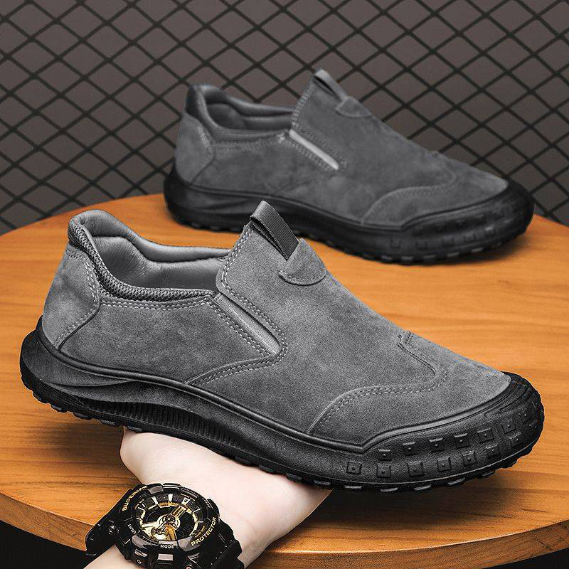 Amazon men's cloth shoes 2023 cross-border trend flat shoes men's shoes casual sports sole shoes manufacturer wholesale