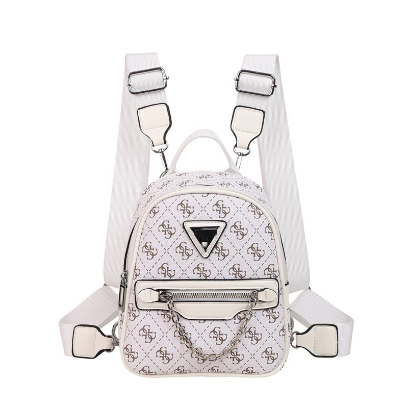 Cross border foreign trade women's bag printing 2025 new multi-purpose backpack, single shoulder diagonal cross hand-held chest bag, multi in one popular item