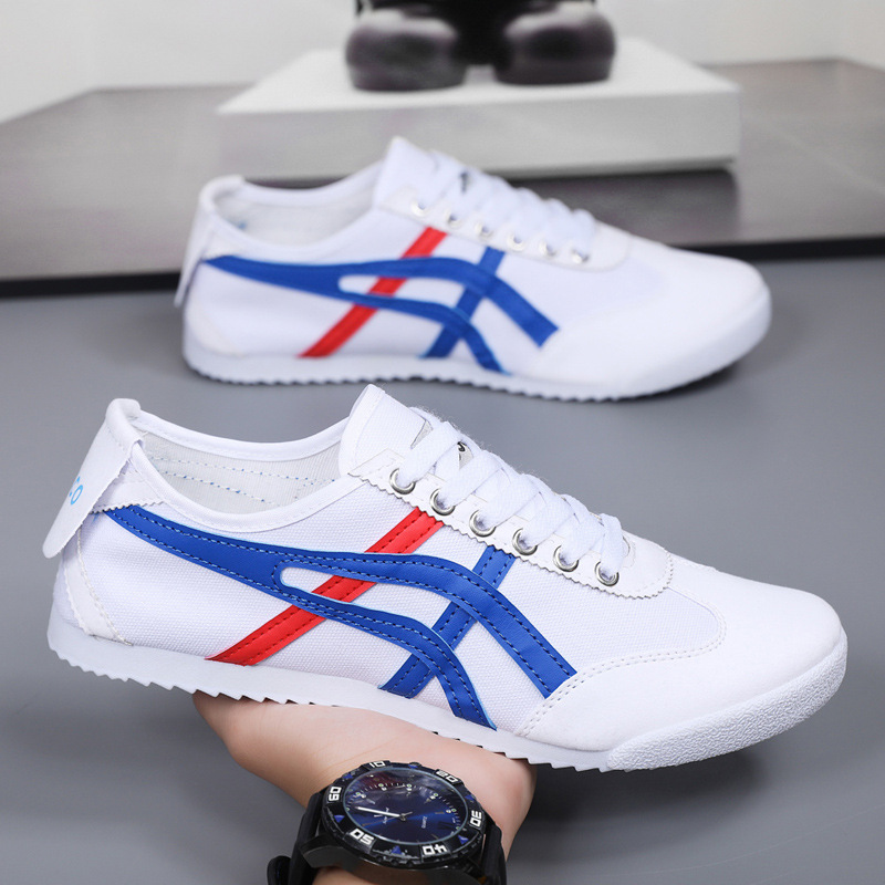 Male and female Agan canvas shoes, bean shoes, sports and casual single shoes, student white shoes, cross-border manufacturer wholesale