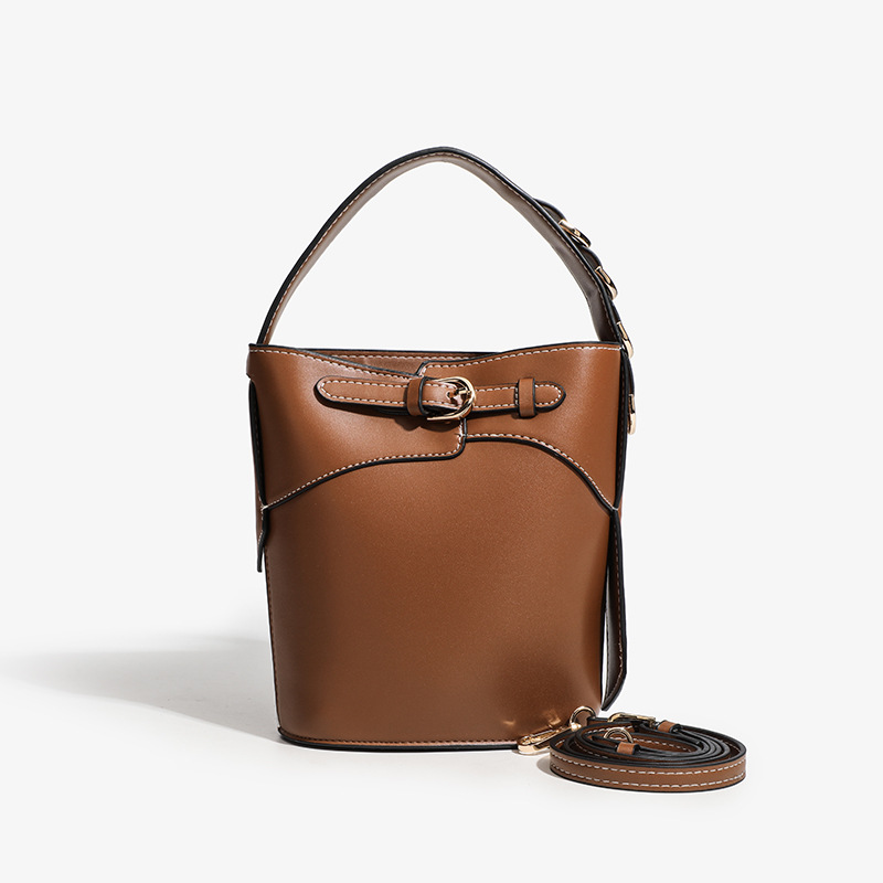 Z Home Cross border Handheld Bucket Bag 2025 New Fashionable Commuter Single Shoulder Crossbody Bag Texture Women's Bag One Piece dropshipping
