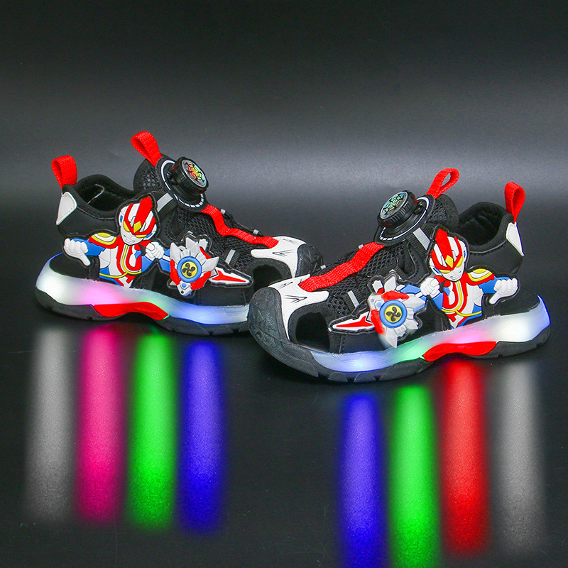 Bright Children's Headband Sandals 2024 Summer New Style for Boys, Boys, Primary and Secondary School Students Sandals