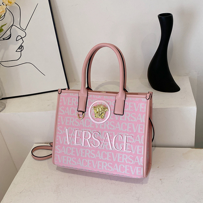 2023 Autumn/Winter New Women's Bag Light Luxury Handheld Letter Shoulder Cross Shoulder Tote Shopping Bag Factory Goods Foreign Trade Cross border