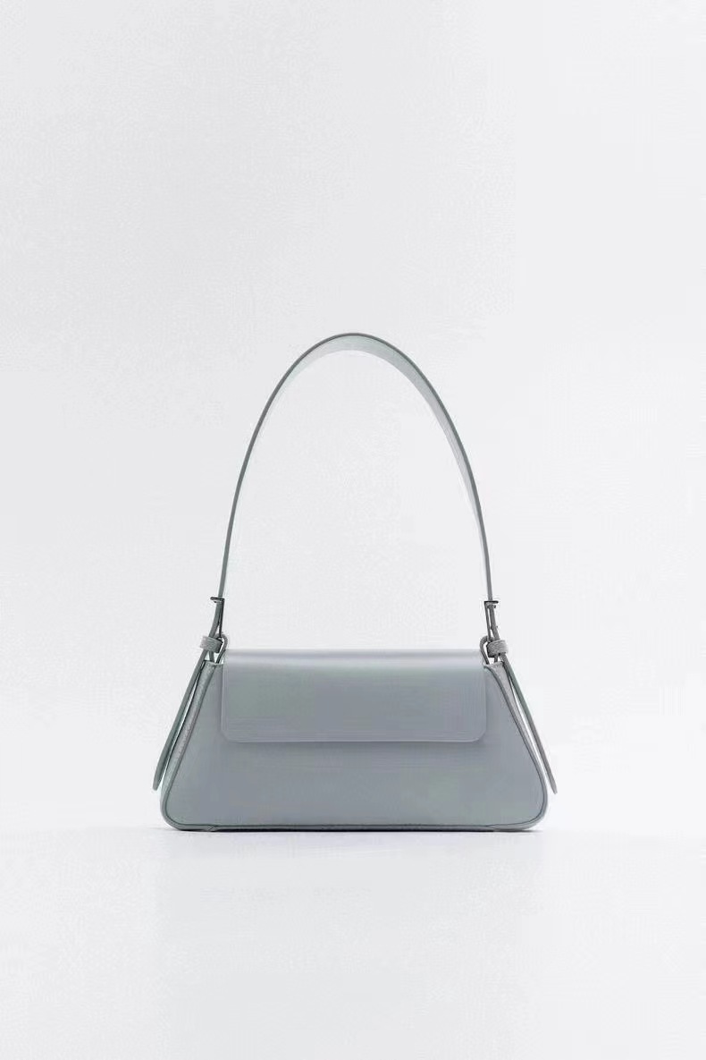 Cross border women's bag 2025 new minimalist shoulder bag solid color soft versatile armpit bag minimalist handbag