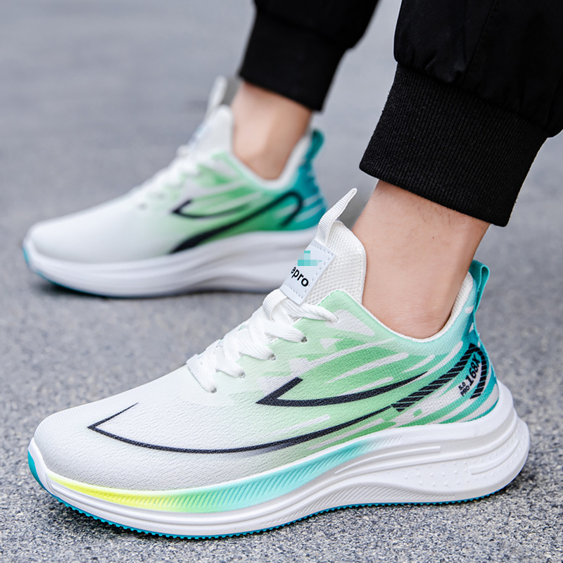Manufacturer direct sales cross-border spring and summer new breathable men's shoes fashion trend soft sole casual sports running shoes wholesale