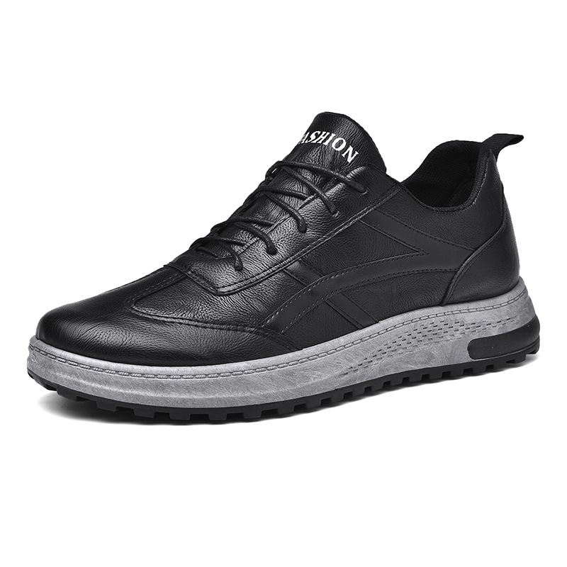 2025 New Summer Men's Shoes Foreign Trade PU Casual Running Shoes Cross border Warm Men's Sports Shoes Men's Shoes