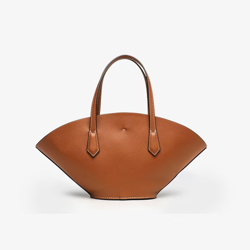 Z Family Cross border Women's Bag 2025 New European and American Fashion Versatile Brown Commuter Handheld Single Shoulder Cross Shoulder Tote Bag