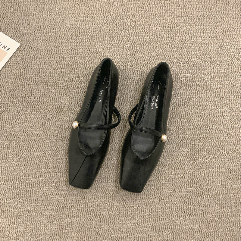 Flat sole shoes for children 2023 Spring and Autumn/Summer new versatile design sense Mary Jane women's shoes gentle style evening shoes