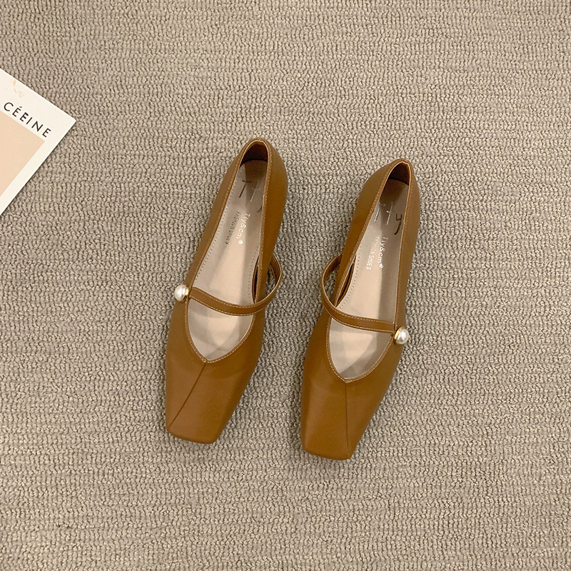 Flat sole shoes for children 2023 Spring and Autumn/Summer new versatile design sense Mary Jane women's shoes gentle style evening shoes