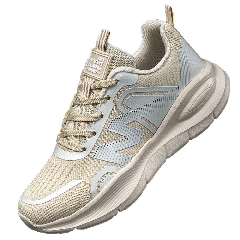 2025 unisex fashionable running shoes new casual sports men's shoes student thick sole versatile breathable dad shoes