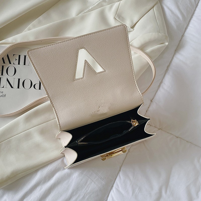 Small square bag large capacity factory goods 2024 new single shoulder crossbody handbag wholesale cross-border fashionable ladies lychee pattern women's bag