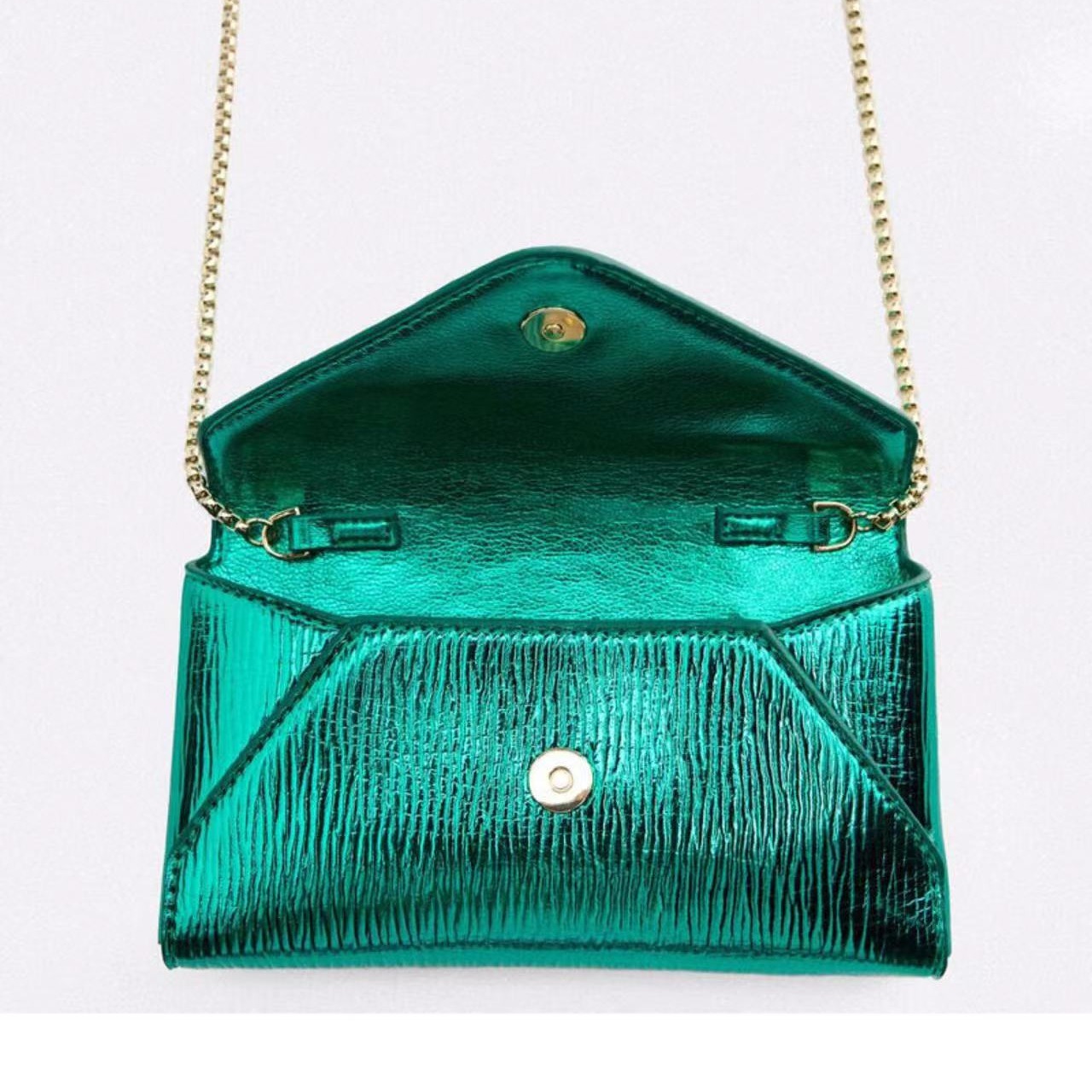 Z Home Cross border Envelope Bag Women's 2025 Summer New Product Bright Color Chain Mini Party Shoulder Slant Cross Mobile Bag