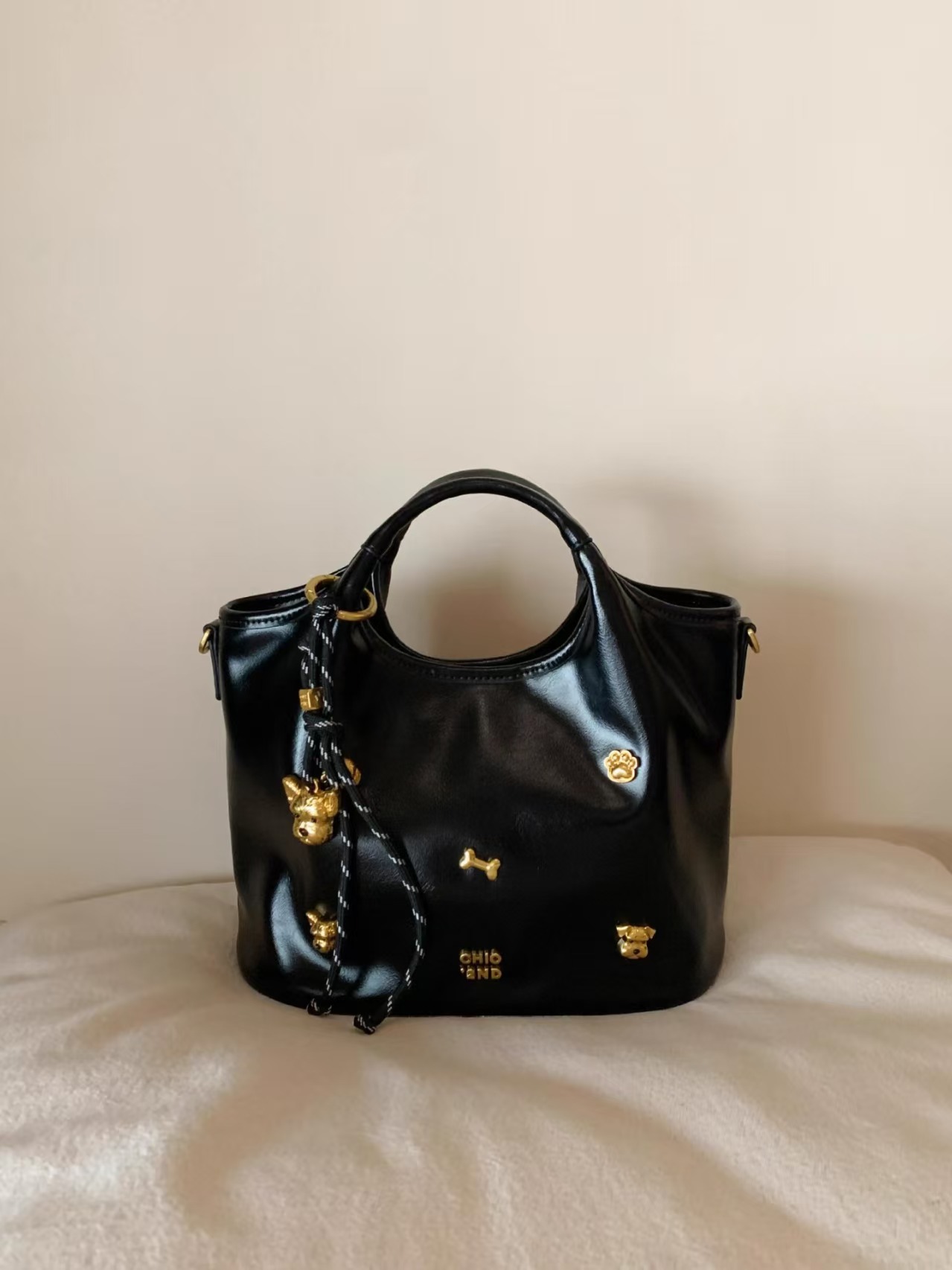 South Wind Chiond Bread Puppy Hyde Park Tote Bag Women's High end Sensation Handbag Shoulder Crossbody Bag