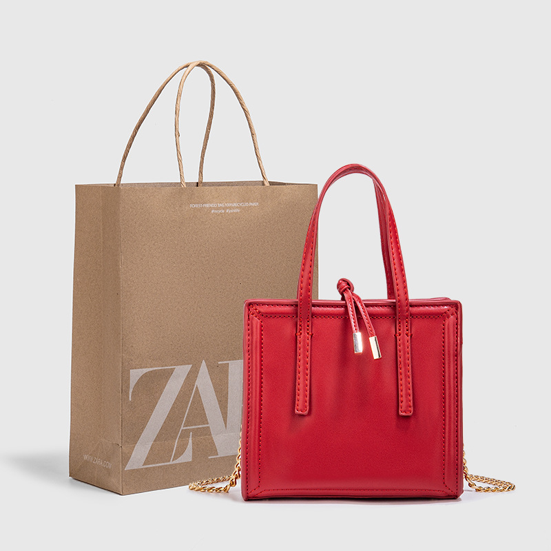 Z Home Bag New Product Mini Urban Niche Handheld Single Shoulder Crossbody Bag Versatile Green Chain Wing Bag Exquisite
