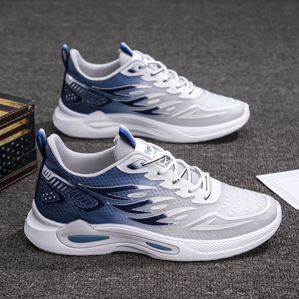 Men's casual sports shoes, casual shoes with soft soles, lightweight running shoes, fashionable, high-end, comfortable sports shoes, cross-border