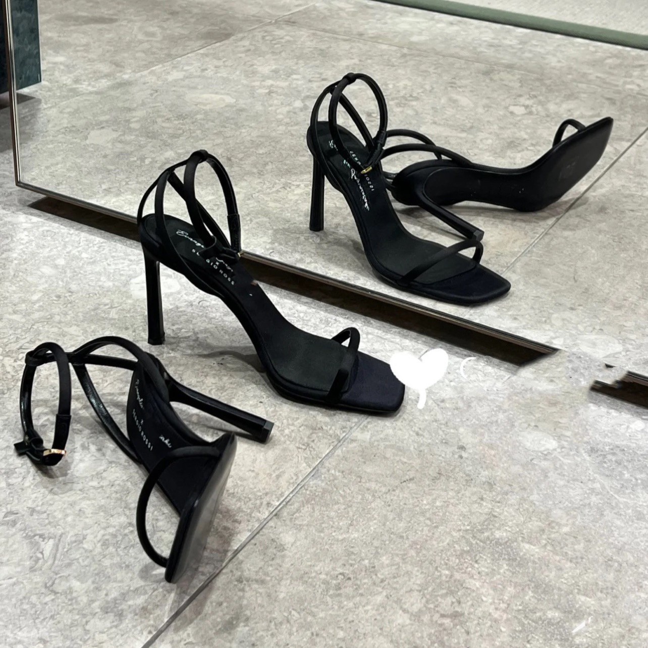 King's 2023 Summer New Style Square Headed Open toed High Heels Women's One Straw Elegant Style Fine Heels French Sandals