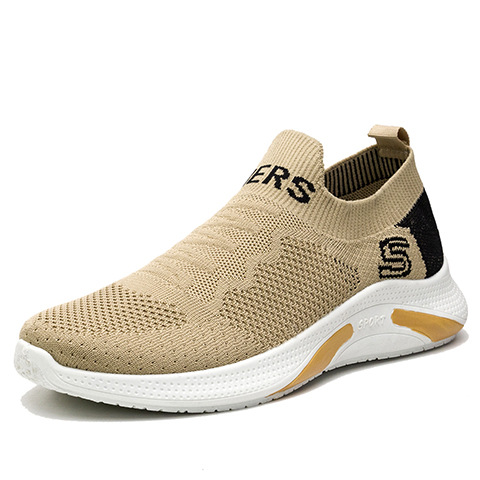 Spring and summer sports shoes for men 2024 new trend men's shoes casual versatile fly woven casual shoes fashionable sneakers