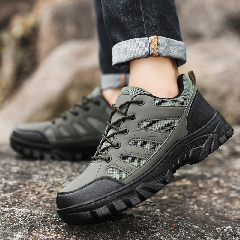 2025 New Trendy Men's Outdoor Sports Mountaineering Shoes Fashion Casual Sports Shoes Large Size Versatile Comfortable Men's Shoes